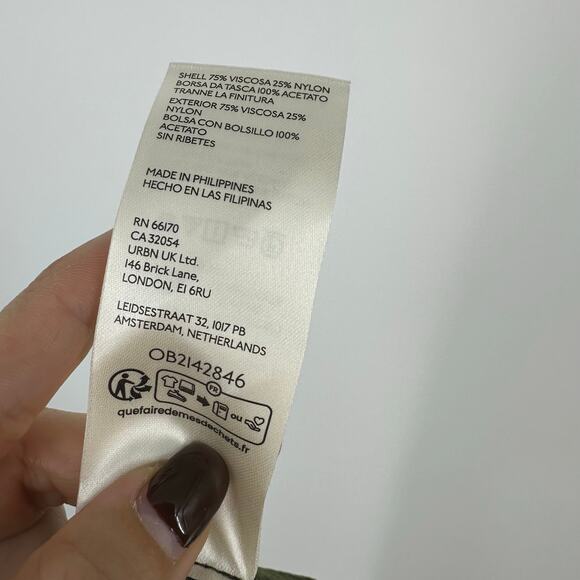 Anthropologie Womens XL Velvet Wide Leg Pants Green Elastic Waist Boho Holidays - Picture 8 of 13